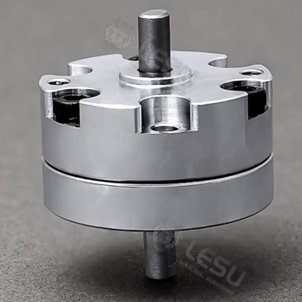 LESU RC 부품 270 °   1/14 RC DIY 덤퍼 크레인 트럭 굴삭기 클램쉘 버킷 헤비 디거용 금속 유압 회전 모듈