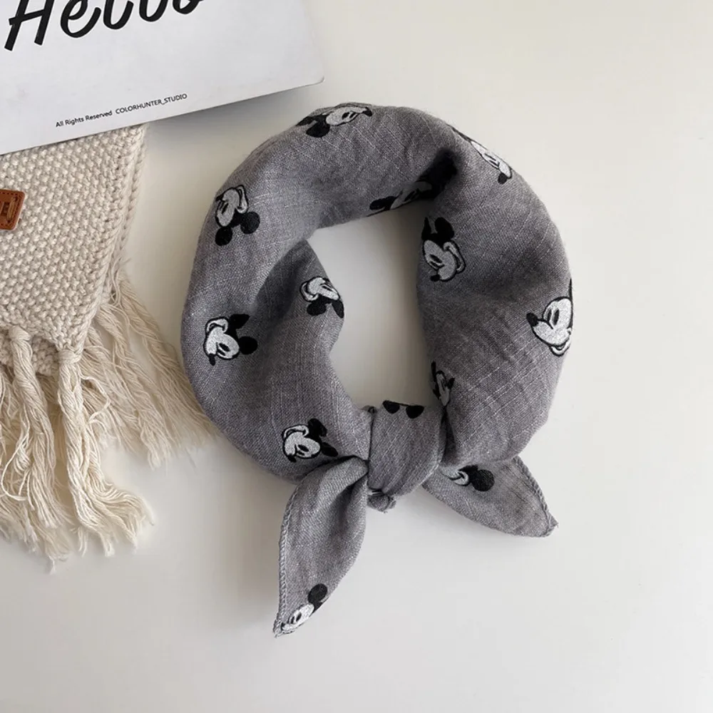 디즈니 미키 어린이 스카프 만화 삼각형 스카프 아기 제비 스카프 아기 귀여운 스카프 도매