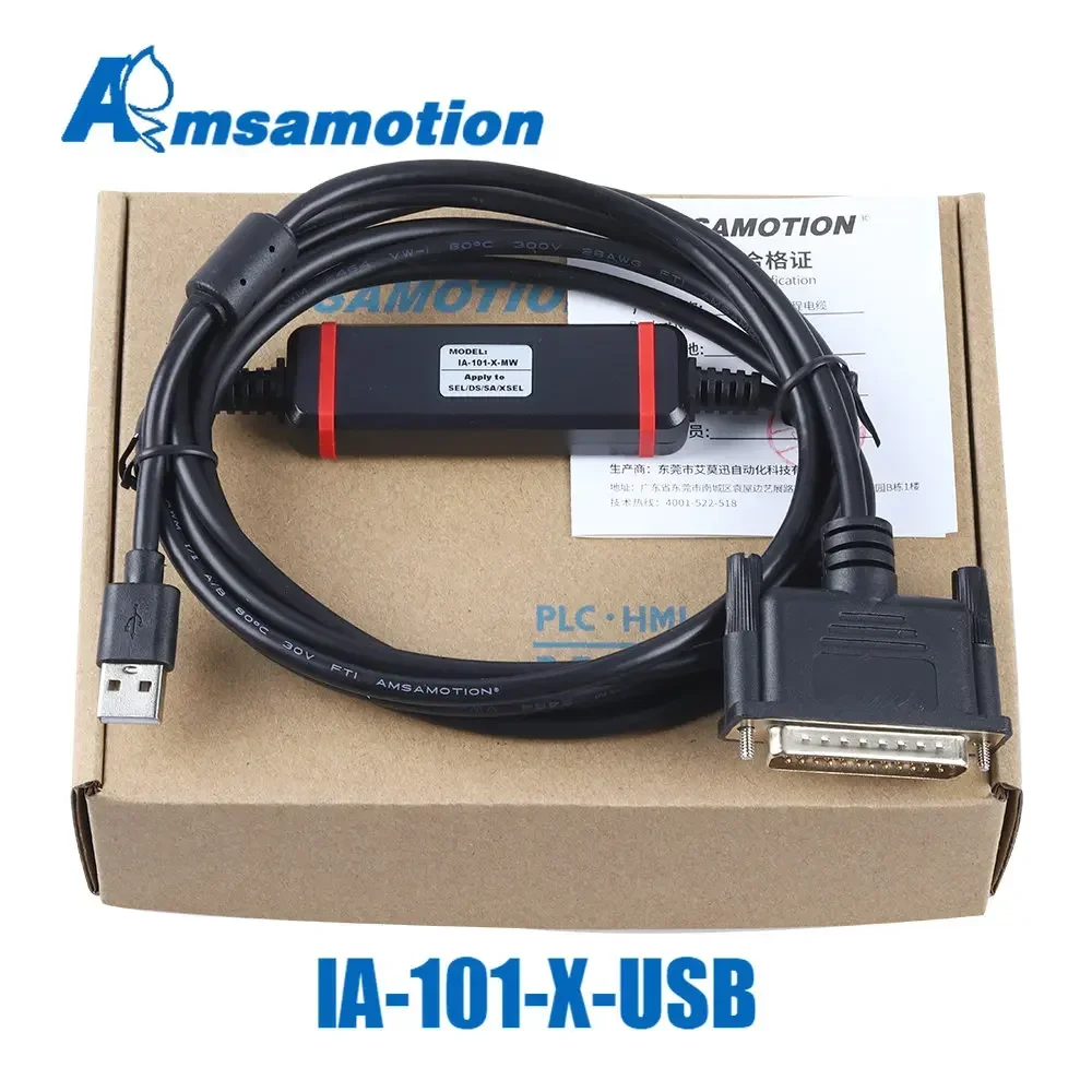 

Suitable for IAI Drive Controller Programming Cable SEL/DS/SA/XSEL Debugging Cable IA-101-X-USB MW DB25