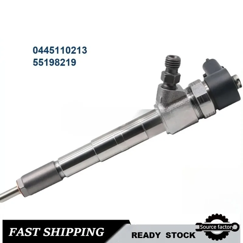 

0445110213 55198219 Diesel fuel injector for Fiat alpha coefficient Romeo 2.4 JTD 2005 - 2010 Low Emission Fast Shipping