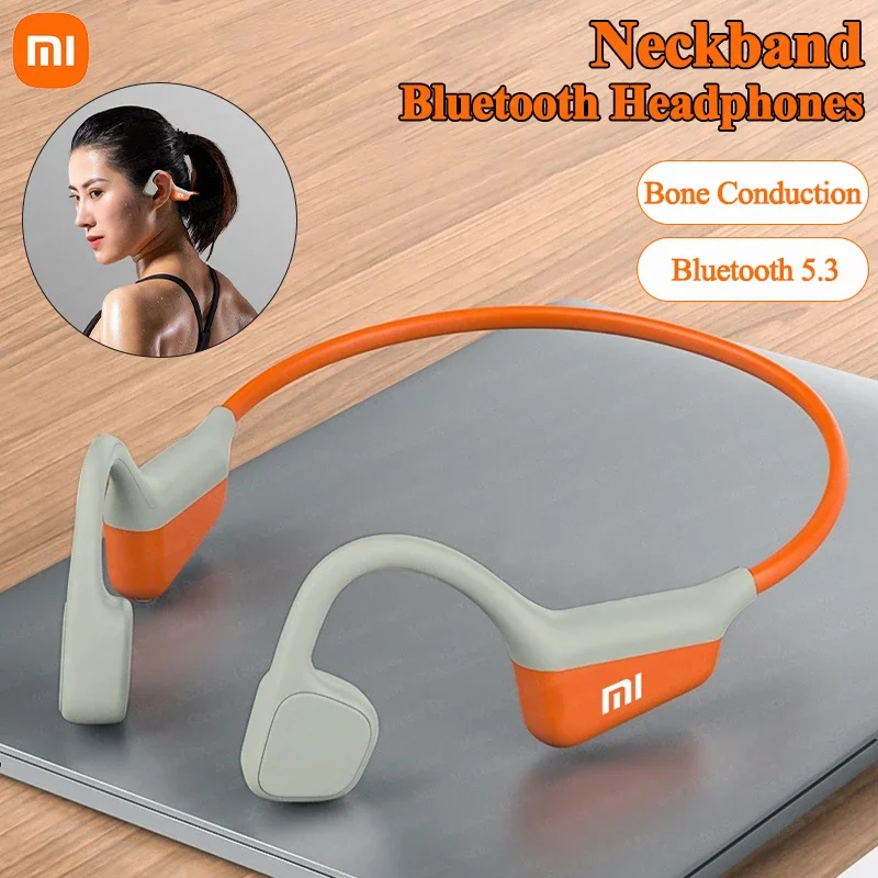 XIAOMI Mijia i18Pro Bone Conduction Neckband Wireless Earphones Bluetooth Headphones Sports Over Ear Headset With Mic