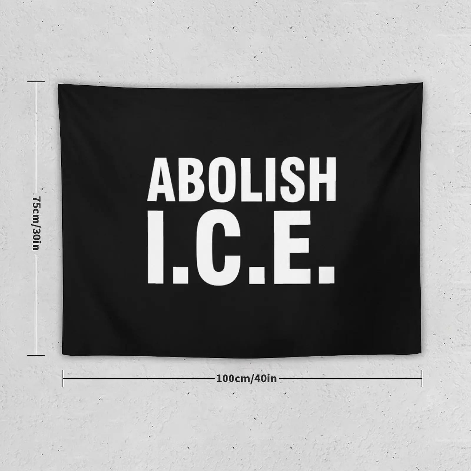 Abolish ICE Tapestry Wall Hanging Wall Room Decor For Girls Decorations For Your Bedroom Wall Mural Tapestry