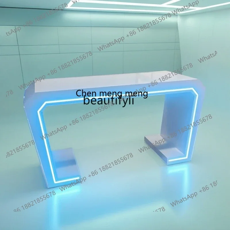 K182Technology Showcase Multi-layer Round Luminous Showcase Showroom Products Nakajima Showcase