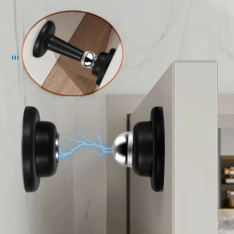 Door Stopper Without Drilling Holes Strong Magnetic Suction Silent Suction Anti-Collision Wall Suction And Blocking Door Device