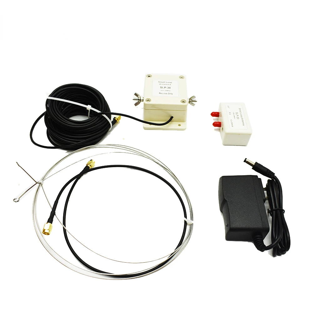 

SLP-30 Small Loop Antenna 100KHz-30MHz Active Small Loop Antenna With power supply For Radio