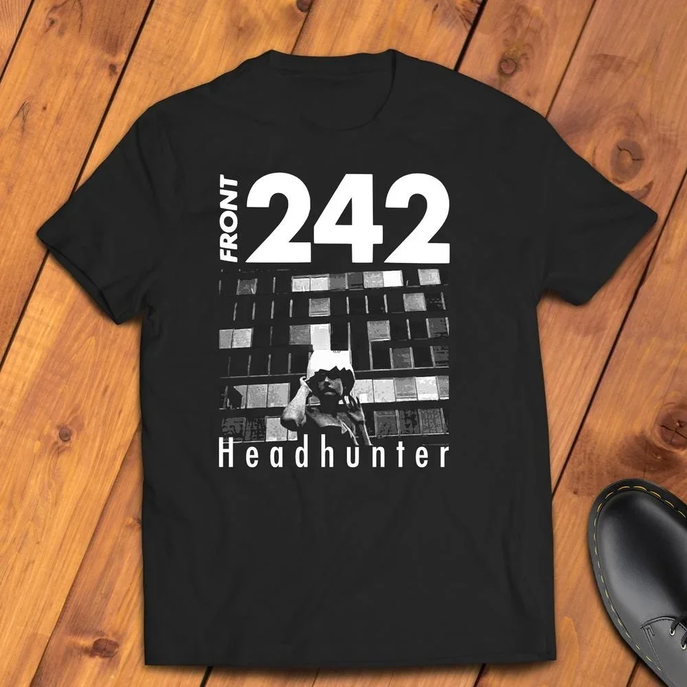 Front 242 Headhunter Band Shirt EBM Electronic Body Music Industrial Music Alternative Fashion Goth Shirt Punk Shirt