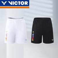 VICTOR Badminton Wear Sports Set Quick Drying Top T-shirt Men's and Women's Running Sweat Wicks Short Sleeve Breathable Shorts