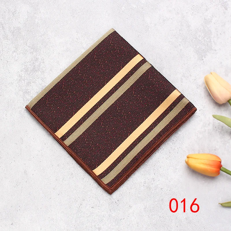 Jacquard Pocket Square For Men Women Paisley Chest Towel Hanky Gentlemen Hankies Men's Suit Handkerchief Pocket Towel Gifts