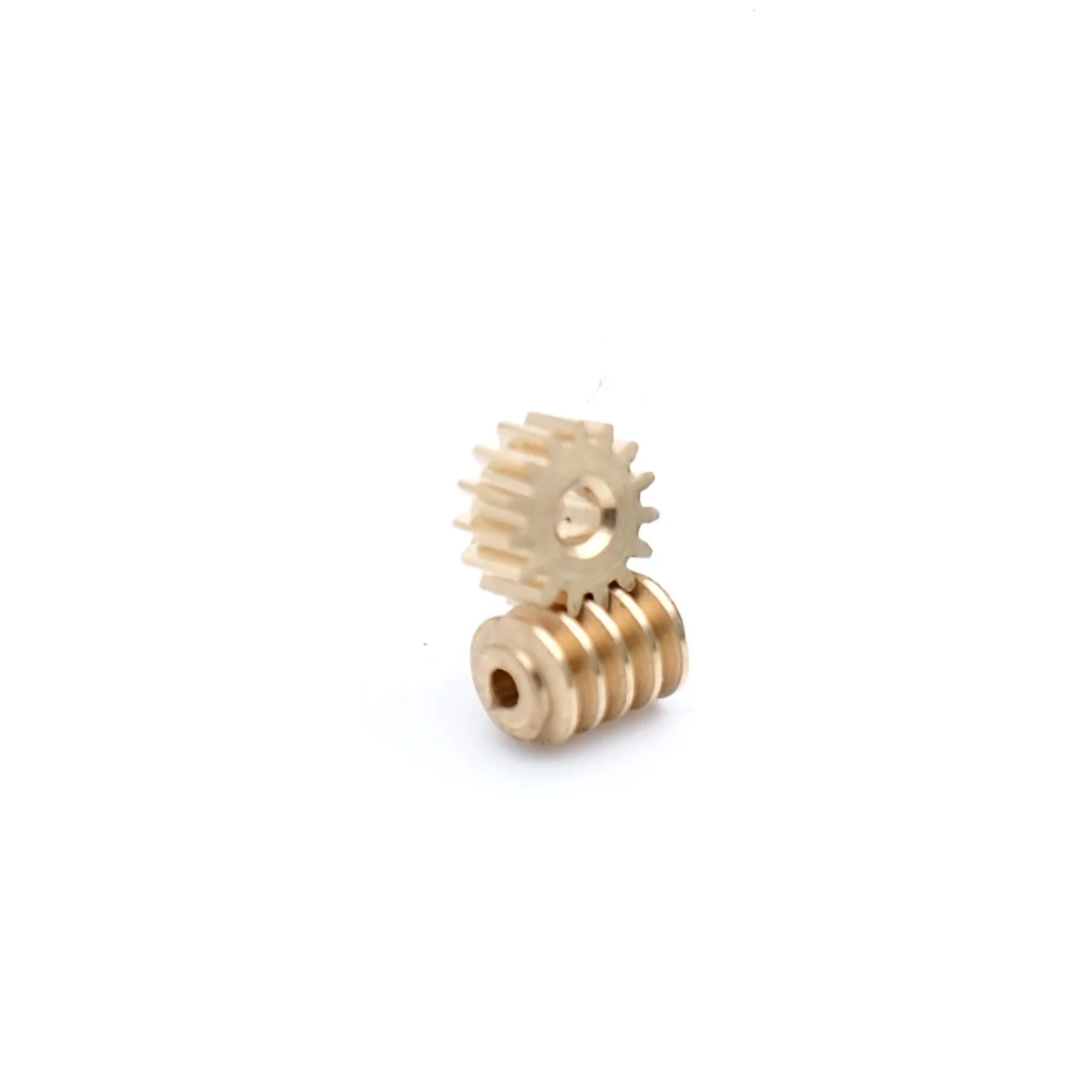 0.7MM 1mm Micro Static Modified Worm Gear 0.2M 15T Brass 90-degree Transmission Model Gear 1:87