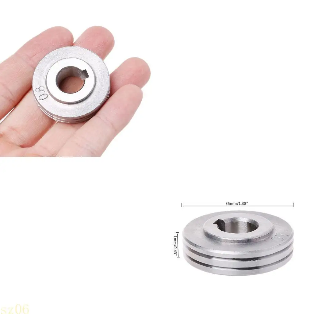 Q2Q4 Welder Wire Feed Drive Roller Roll Parts For Mig Welding Machine Tool 0.8-1.0