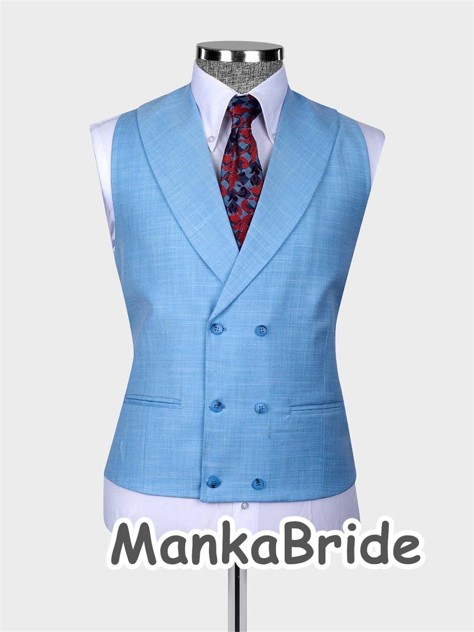 Traje de novio rosa de doble botonadura para hombre, Blazer de 3 piezas, chaleco, pantalones, ropa clásica de negocios, traje hecho a medida para boda, fiesta de graduación, trajes masculinos