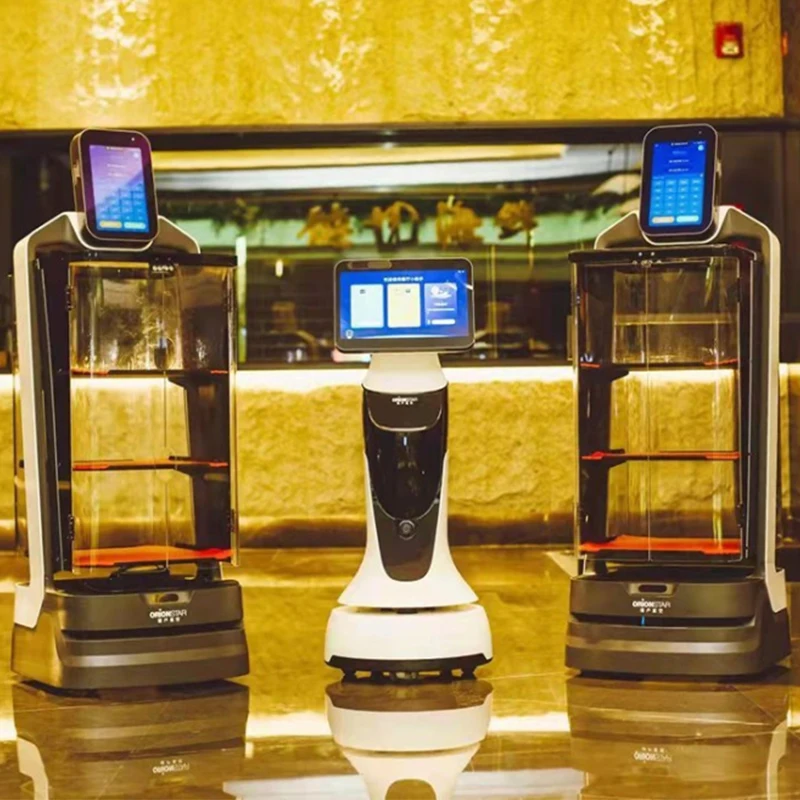 High Reliable Food Home Delivery Robot Intelligence Humanoid Service Robot for Restaurant