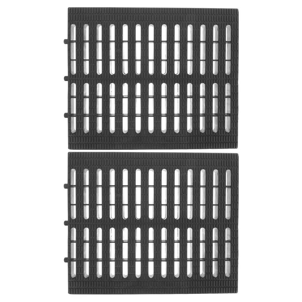 

2 шт. Прочные решетки для ливневой канализации, профессиональные сменные крышки для наружных дренажных систем с отличной изоляцией от наводнений