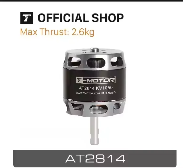 for control drone fixed wing FPV remote control plastic metal T-motor AT2814 long shaft KV900 KV1050 KV1200 3-4S brushless motor