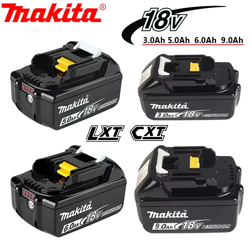 

Makita Rechargeable Battery BL1890, 18V Replacement Power Tool, 9.0 AH, for Makita DDF487 DGA404 DTW700 DHP487