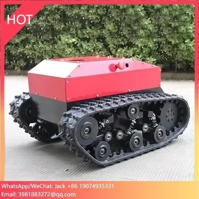 Rubber Track Chassis Electric Wireless Remote Control All-terrain Walking Intelligent Robot Chassis Customization