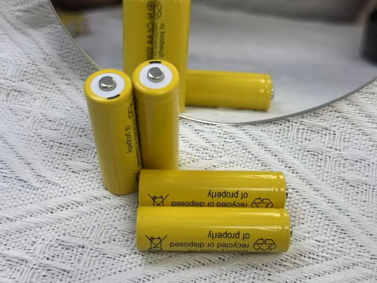 بطارية قلوية جديدة AA قابلة لإعادة الشحن 1.2 فولت 1000 مللي أمبير في الساعة - تصميم حصري من أسطوانة Alcalinas، متعدد اللغات #1