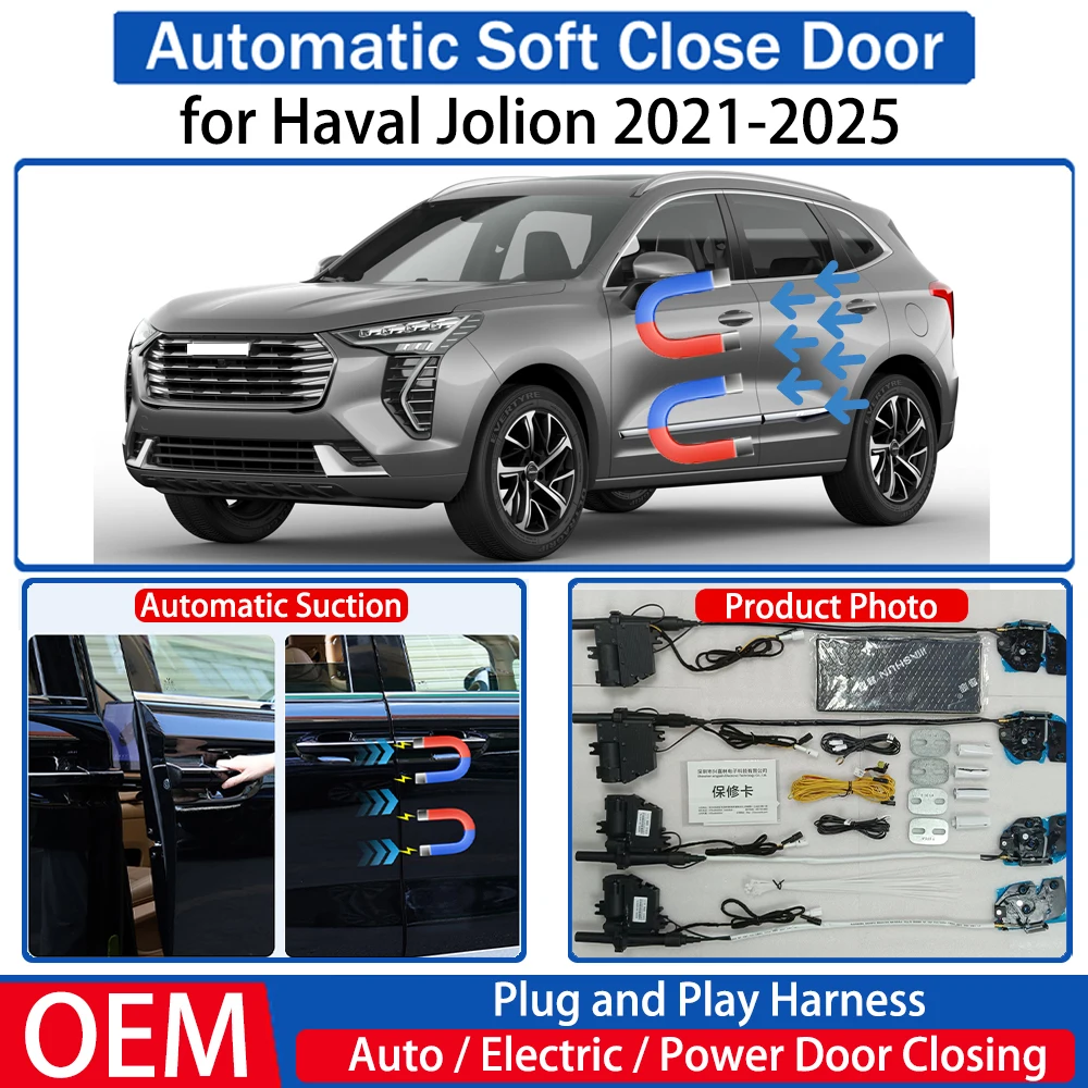 for Haval Jolion 2021 2022 2023 2024 2025 OEM Car Automatic Soft Close Door Electric Suction Kit Auto Power Closing System