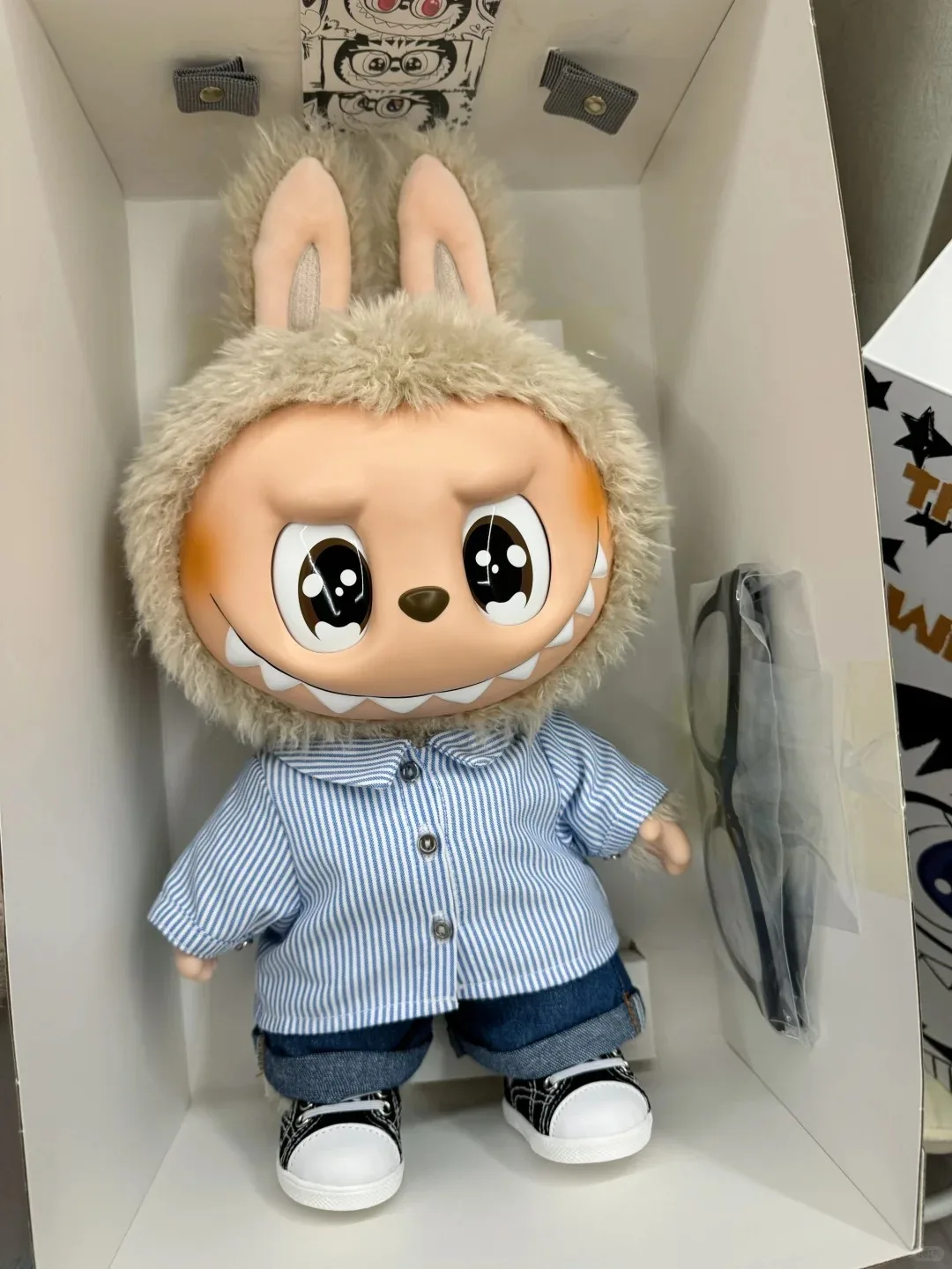 

Pop Mart Labubu плюшевые игрушки 40 см, летняя коллекция Labubu, тканевые куклы, куклы или экшн-фигурки, коллекция моделей, сюрпризы, подарки