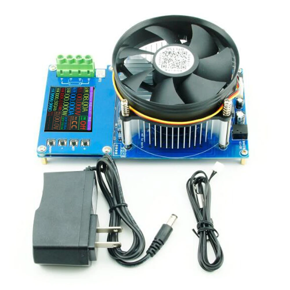 150W 20A Electronic Load Adjustable Constant Current Electronic Load 2.4inch TFT Color Display Battery Capacity Monitor Tester