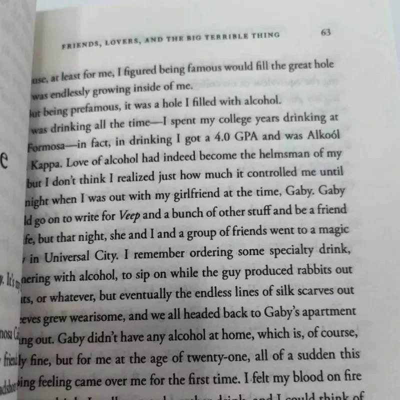 Friends, Lovers, And The Big Terrible Thing A Memoir by Matthew Perry Paperback Book in English