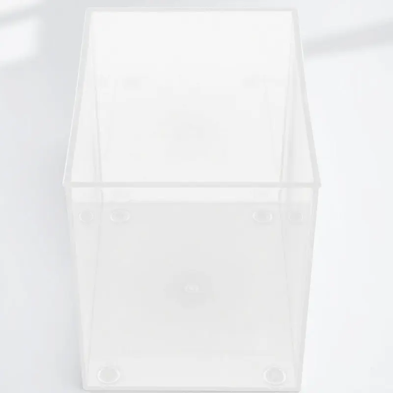 

Настольный аквариум для маленьких рыбок, безрамочный прозрачный пластиковый аквариум для бетт, многофункциональный аквариум для домашнего декора