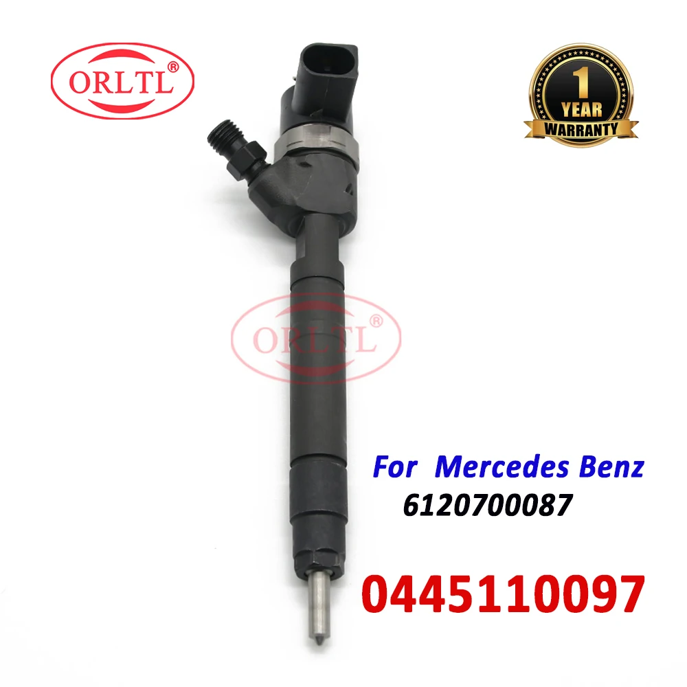 

NEW 0445110097 Diesel Injector 6120700087 0 445 110 097 0986435039 for MERCEDES BENZ MB 6120700087 ORLTL 0 986 435 039