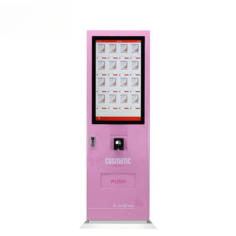 Free Standing Credit Card Smart Digital Touch Screen Beauty Cosmetic Vending Machine for Sale