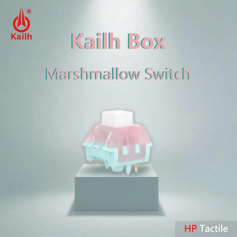 

Kailh BOX Marshmallow Switch HIFI Linear Tactile 5Pin Hot Swap Games Customized Mechanical Keyboard Switches Factory Lubrication