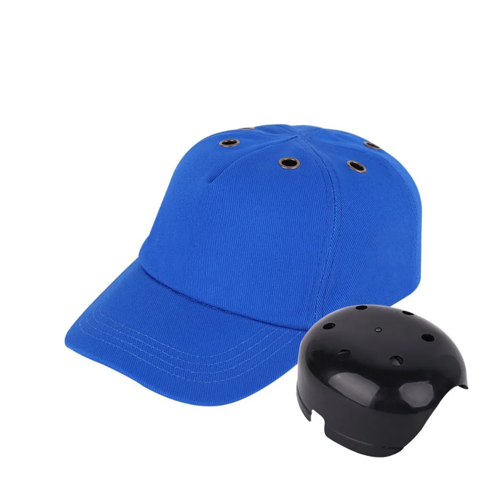 

ABS Inner Shell Safety Hard Hat Top 6 Holes Hard Cap Shell Bump Cap for Safety Adjustable Strap Breathable Safety Baseball Caps