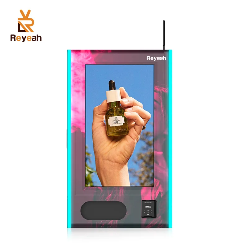 آلة بيع CBD الذكية ذات جودة عالية خلال 24 ساعة أوتوماتيكية بشاشة تعمل باللمس مقاس 32 بوصة