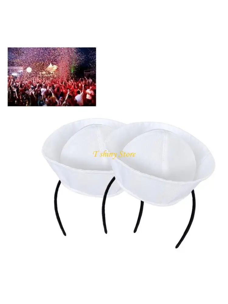 N58F Captain Hats Sailor Costume Accessory for Masquerade Party Marine Cruise