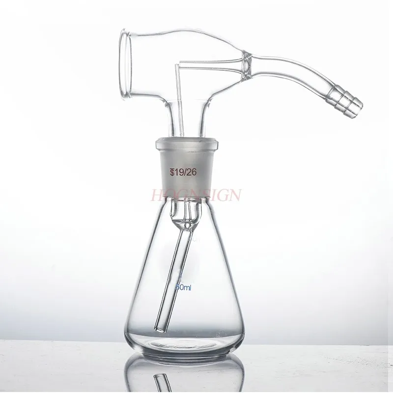 Color spray bottle laboratory glassware 50ml triangular thin layer spray bottle glassware chemical experiment equipment