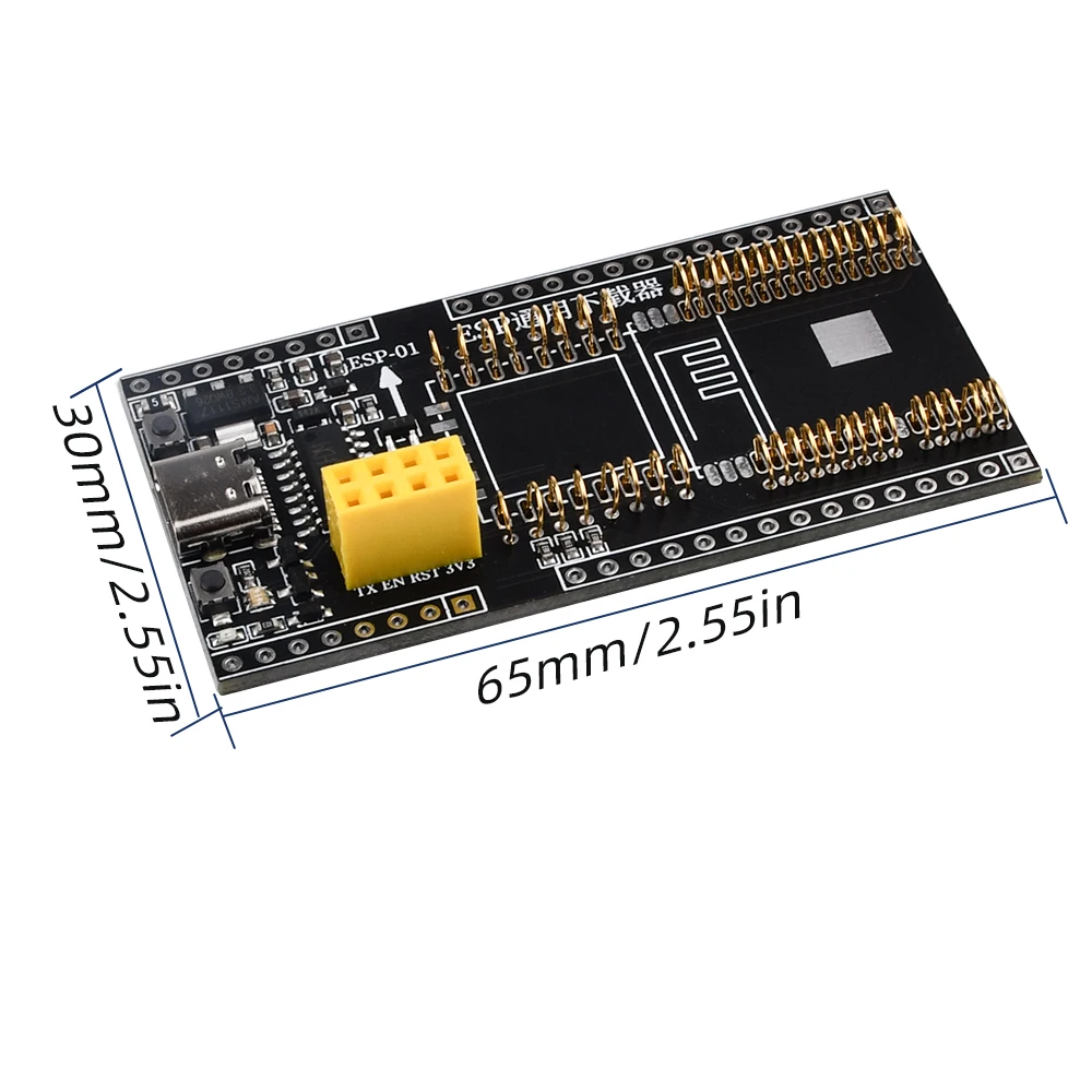 ESP-01 ESP12 ESP32 Burning Fixture Development Board Micro USB Interface Test Board Flash Downloader DIY Electronic Kit