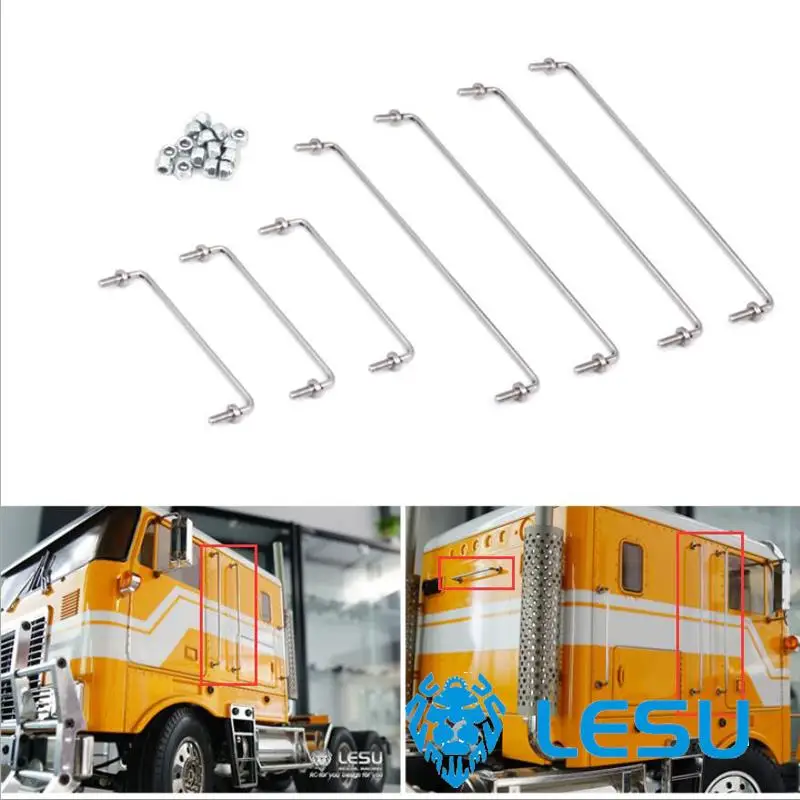 

LESU Metal Cab Side Guard For RC Tamiyay 1/14 Tractor Truck Model Outdoor Toys TH05804