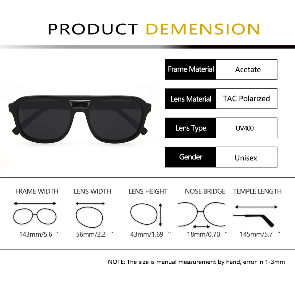 2023 تتجه الاستقطاب النظارات الشمسية رجل خلات الحاجب خط المرأة النظارات الشمسية الماركات الفاخرة الطيار ظلال Uv400 نظارات شمسية الرجال #6