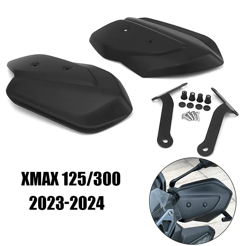 

ДЛЯ Yamaha X-MAX125/X-MAX300 2023-2024 Защита рук мотоцикла — ABS-защита и всепогодная защита от ветра (защита тормоза/сцепления)
