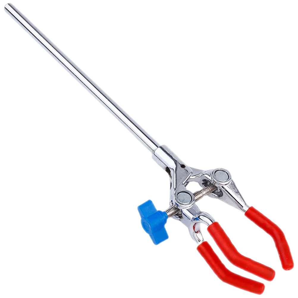 

Three Claw Flask Clamp 3Prong Tube Holder Laboratory Spherical Pinch Stainless Steel Zinc Alloy Plating