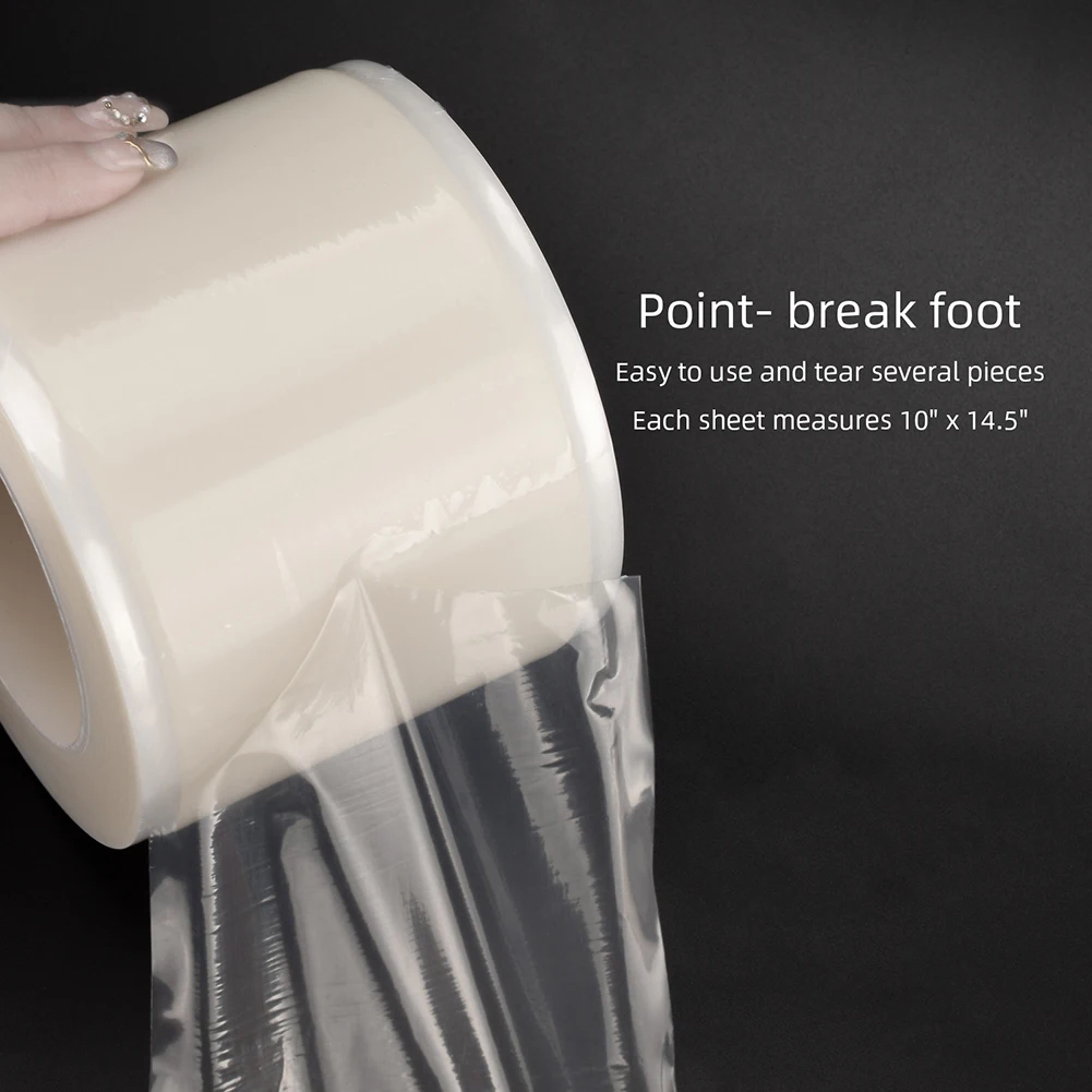 

Водонепроницаемая барьерная пленка для татуировок, мембранная пластиковая противообрастающая пленка, 1200 шт./рулон, ежедневные расходные материалы для салона красоты