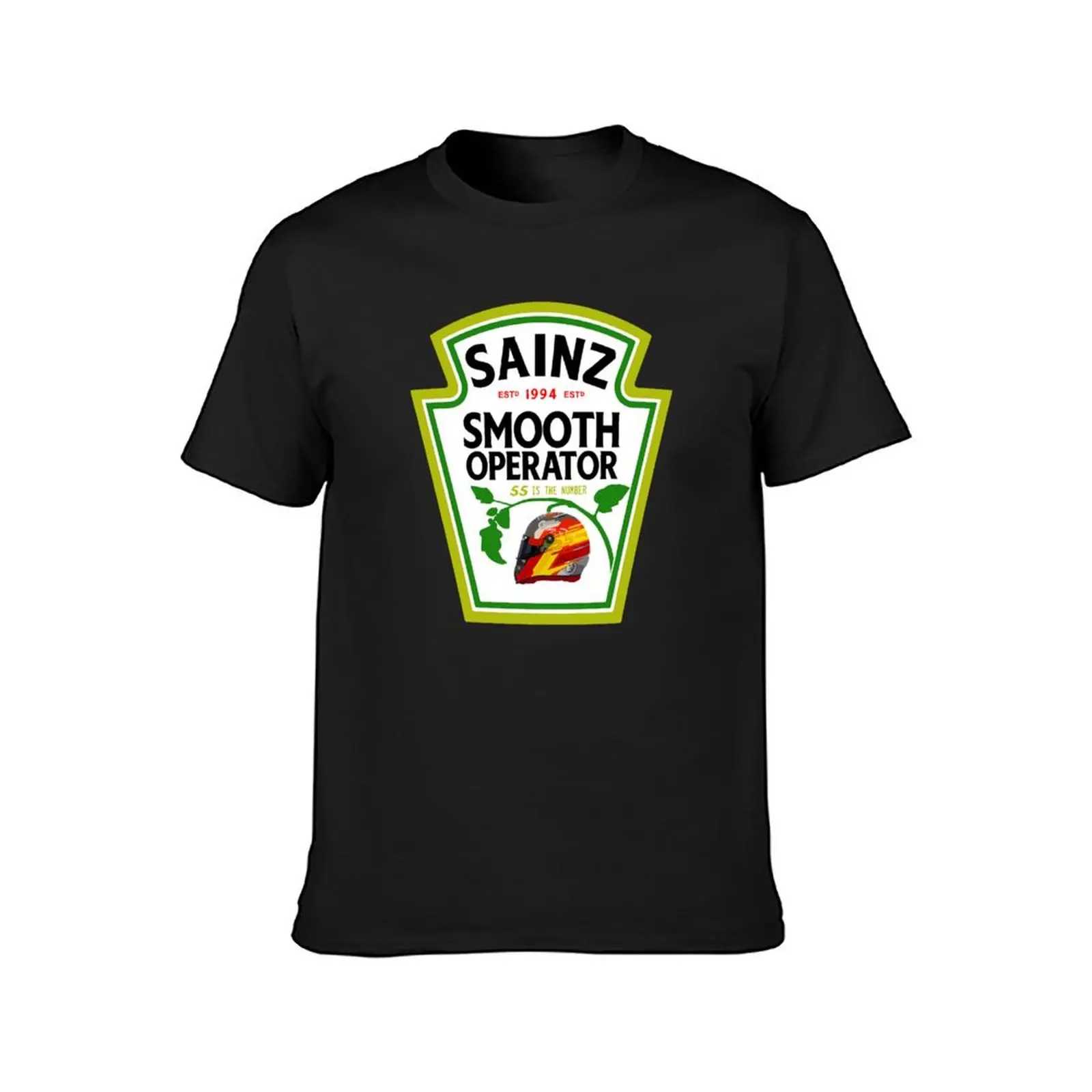 Carlos Sainz Smooth Ketchup T-Shirt hippie clothes blanks tees plain black t shirts men