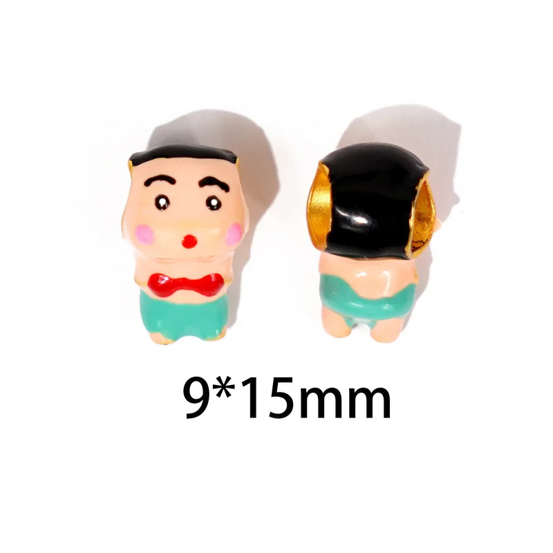 New Fashion Charm Original Crayon Shin chan Charm Beads Suitable for Original Women's Bracelets Jewelry Accessories Gifts image 5