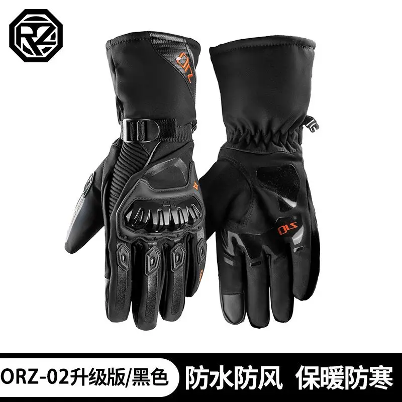 

2026 NEW ORZMotorcycle Gloves Man Touch Screen Winter Warm Waterproof Windproof Protective Gloves Guantes Moto Luvas Motosiklet