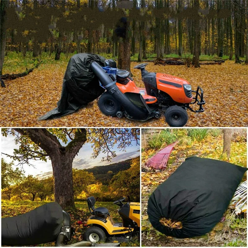 

AF89-1 Pcs Garden Waste Bag Heavy Duty Waste Bag Foldable Dustpan Leaf Storage Garden Round Leaf Collector 96X56 Inch