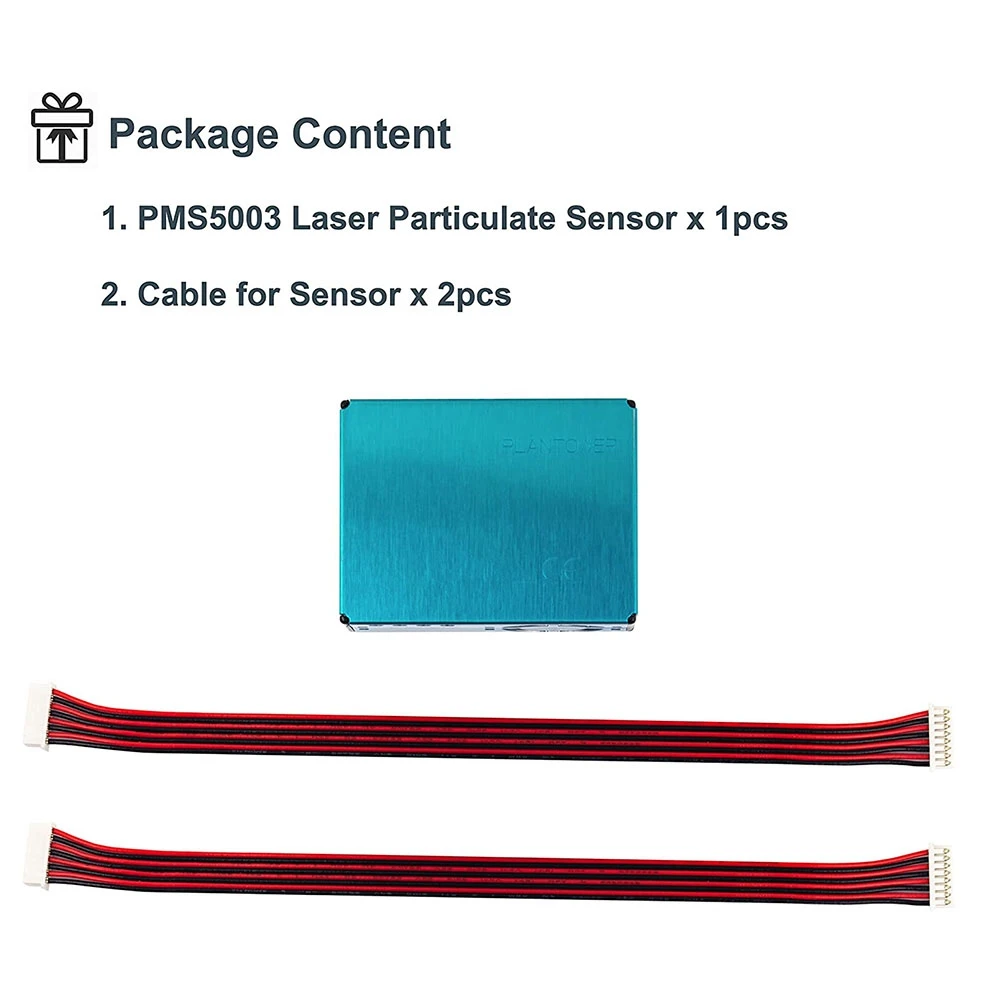 PMS5003 PM2.5 PM10 Kwaliteitsdetectiesensor Digitale deeltjesconcentratie Lasersensor Stofsensor Monitormodule