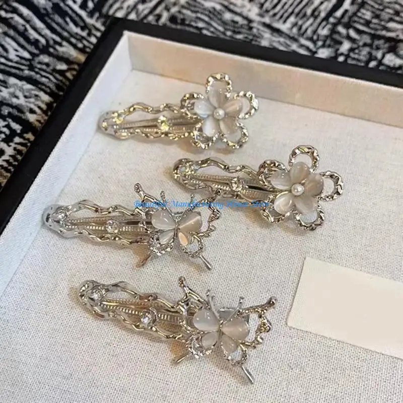 

E56A Girl Hair Clip 2000S Subcultures Butterfly Barrettes Side Clip Women Hair Decors