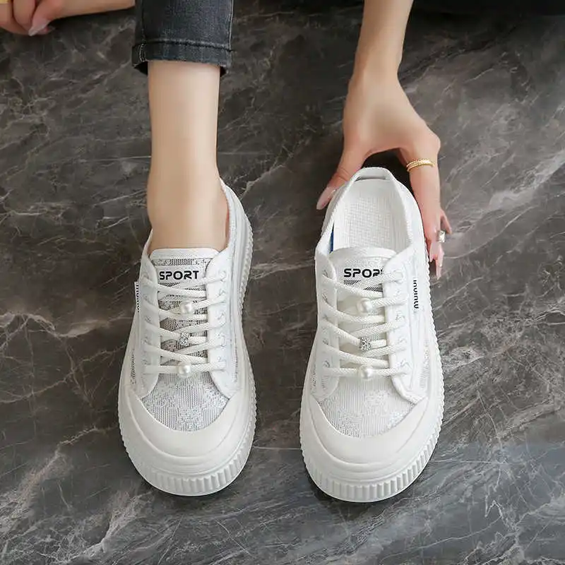 

Ecoleather кроссовки на шнуровке женские большие размеры повседневная женская летняя обувь женская удобная спортивная обувь знаменитостей