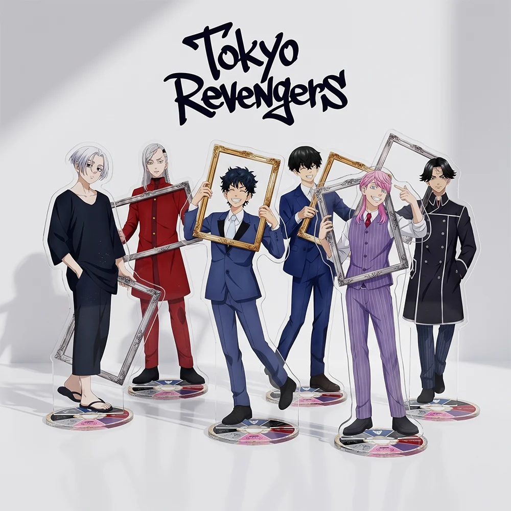 Anime Tokyo Revengers Sano Manjiro Matsuno Chifuyu 15CM Acrylic Stand Keychain Cosplay Character Model Desk Decor Collect Gifts