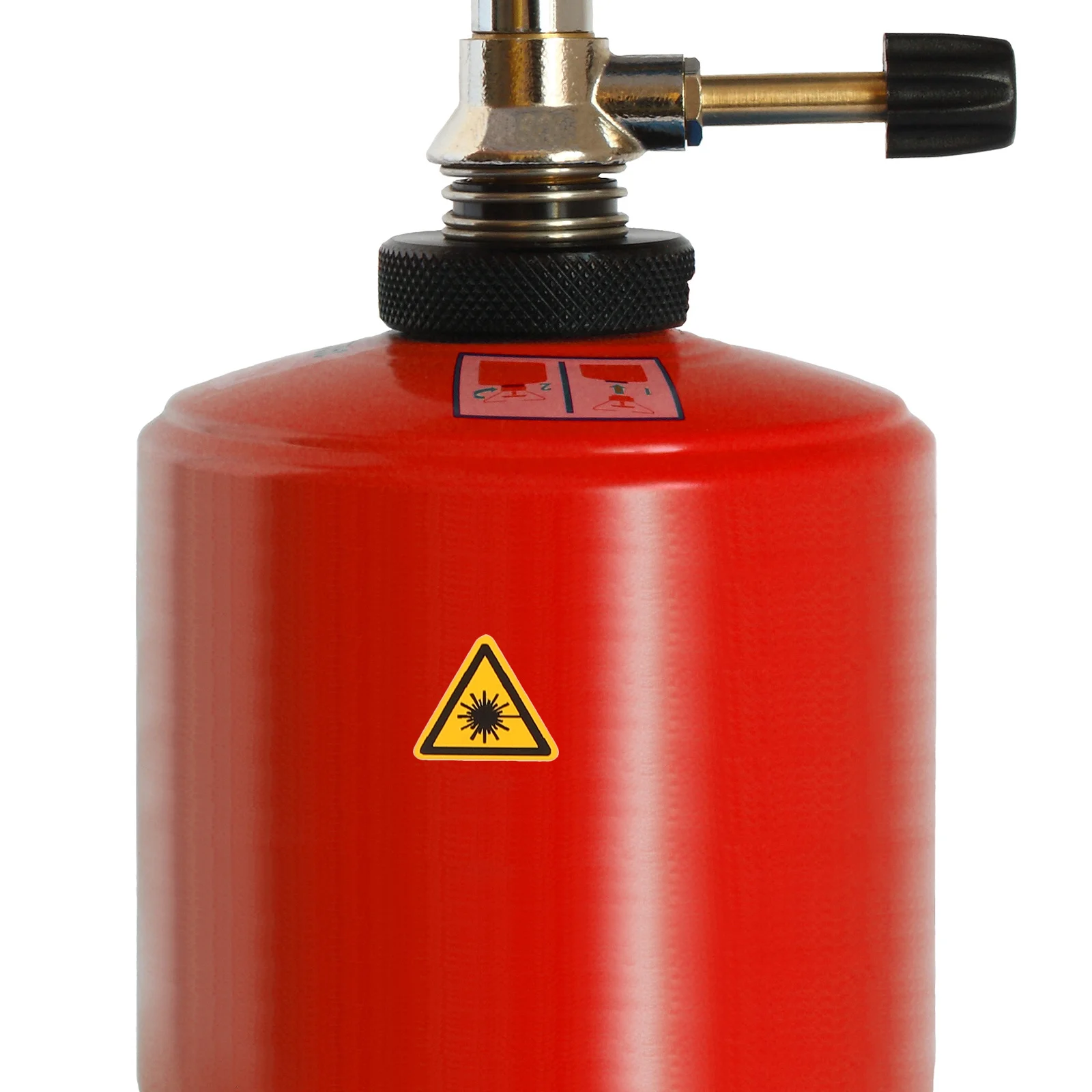 50 قطعة من ملصقات السلامة بالليزر المقاومة للماء، شارات تحذيرية على شكل مثلث ساطع، ملصقات لاصقة قوية من مادة PVC لعلامة تحذير المعدات #2