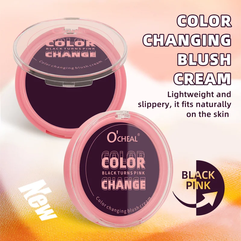 

O'CHEAL Color Change Blush: Long-lasting, Hydrating, and Waterproof a Natural Glow