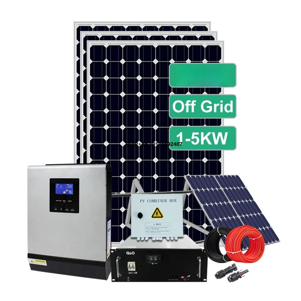 1kw 3kw 5kw 8kw 10kw 15kw 20kw 30kw 50kw off Grid Solar Power System Solar Panel Kit 5000w for Home Solar System Price 5000w